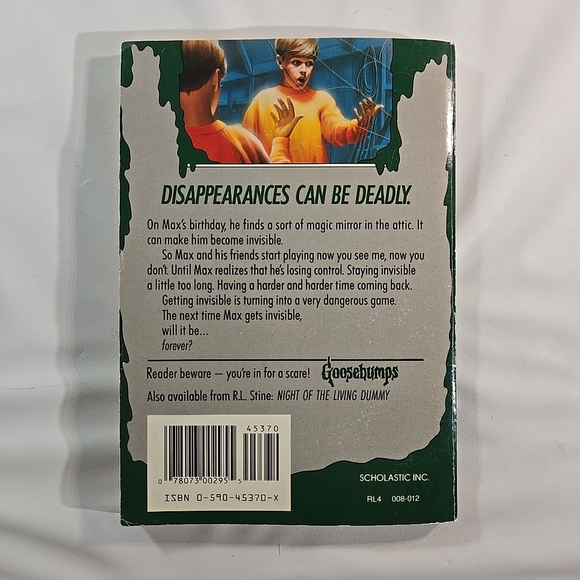 Goosebumps Let's Get Invisible Book - Picture 5 of 6